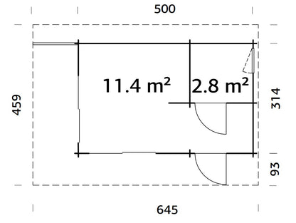 Cecilia 14,2 m2